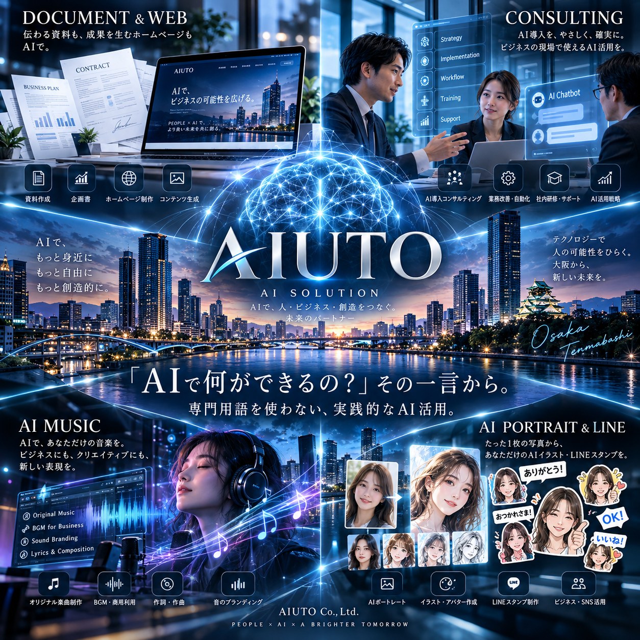 AI関連サービスのイメージ